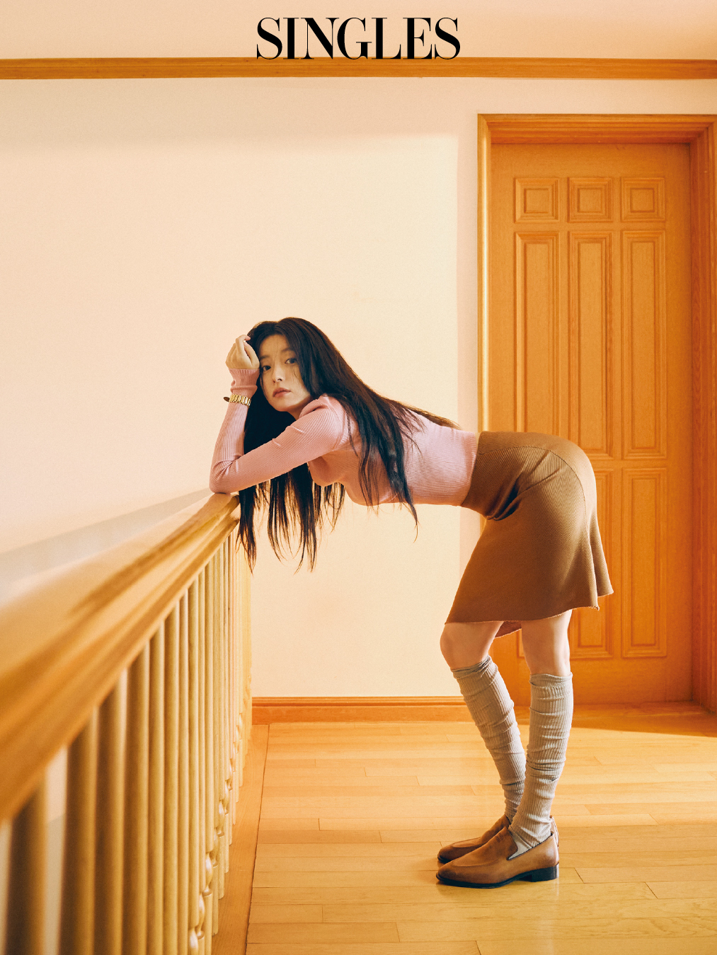 한효주의 싱글즈 10월 호 커버 이미지